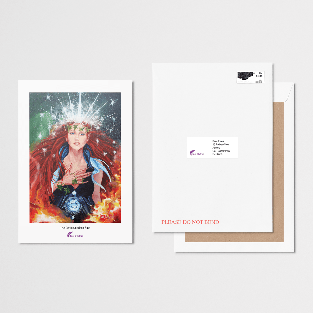 The Celtic Goddess Áine A4 print
