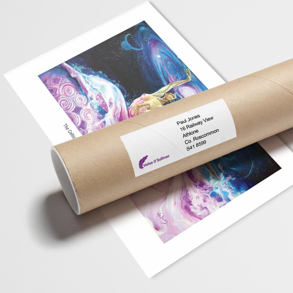 The Celtic Goddess Boann – Going with the Flow A3 print