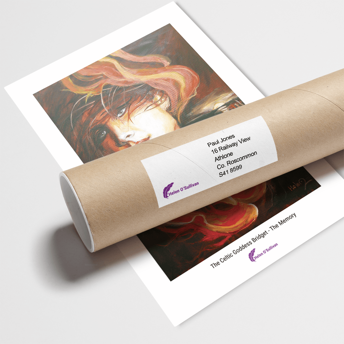The Celtic Goddess Bridget – The Memory A3 Print