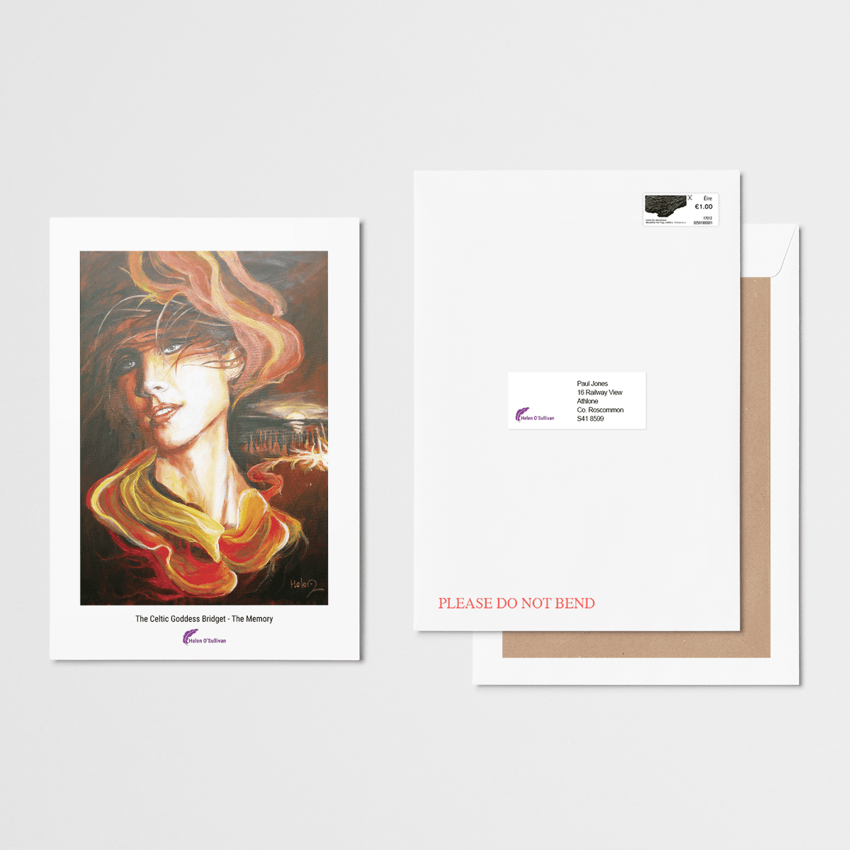The Celtic Goddess Bridget – The Memory A4 Print