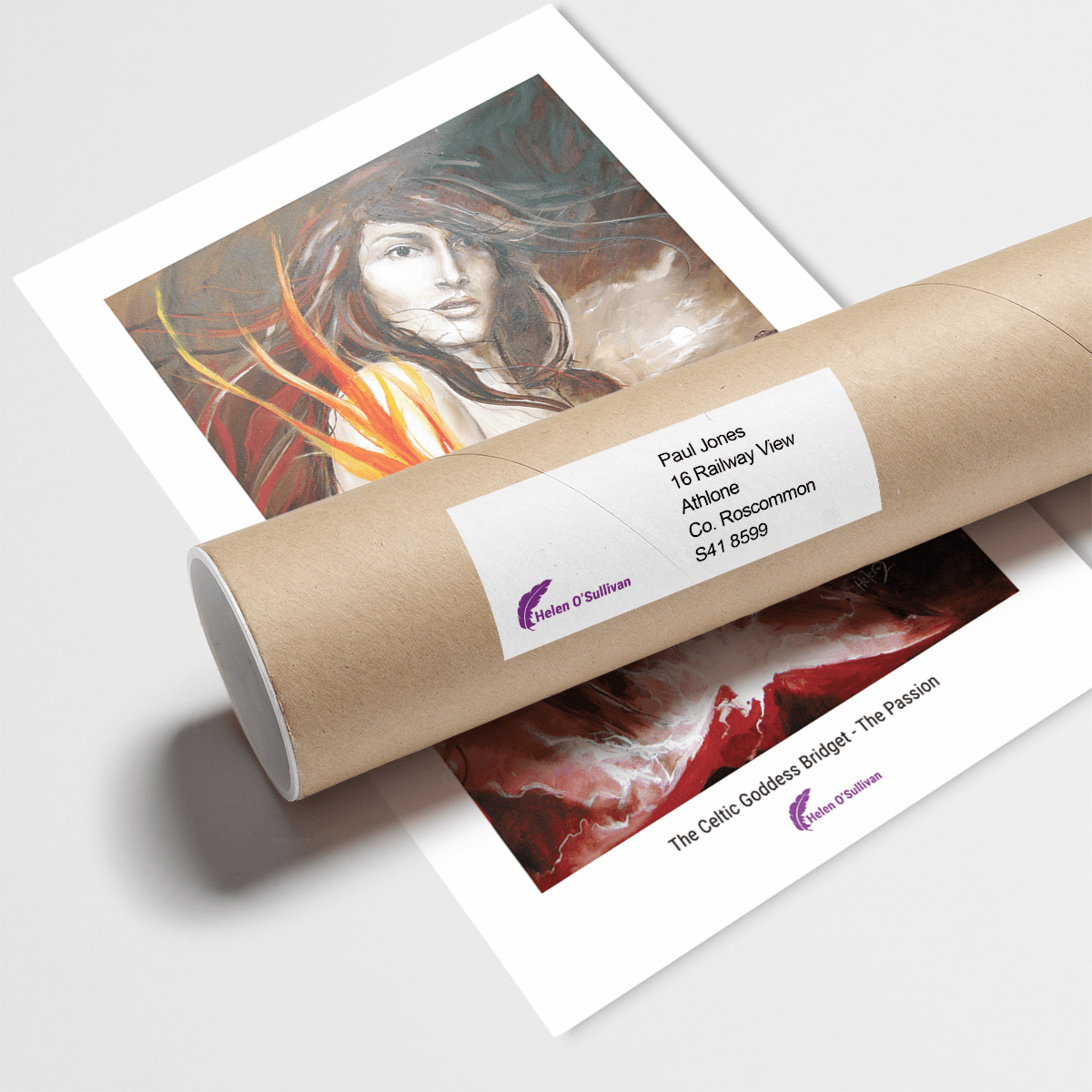 The Celtic Goddess Bridget – The Passion A3 Print