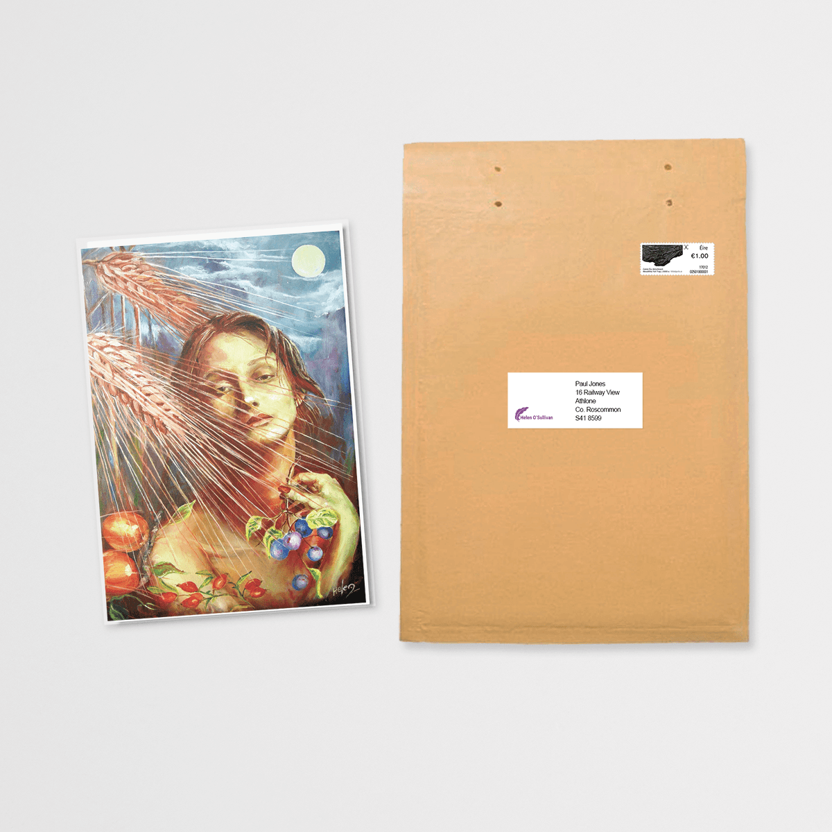 The Celtic Goddess Tailltiu Greeting Card