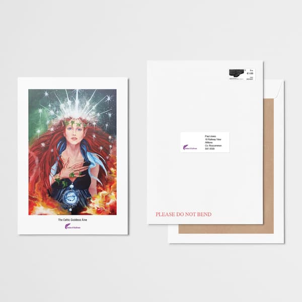 The Celtic Goddess Áine A4 print