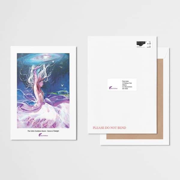 The Celtic Goddess Boann – Dance of Delight A4 print