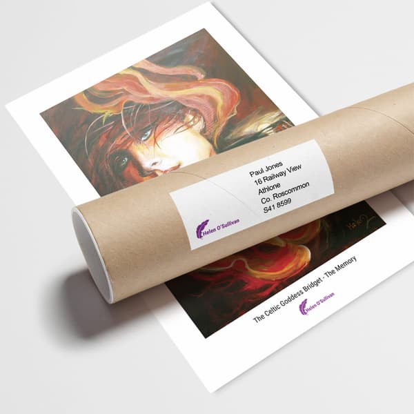 The Celtic Goddess Bridget – The Memory A3 Print