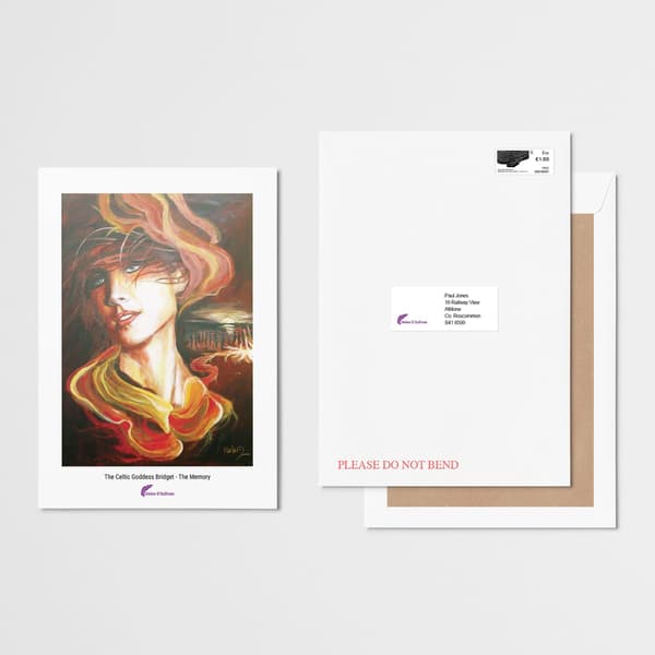 The Celtic Goddess Bridget – The Memory A4 Print