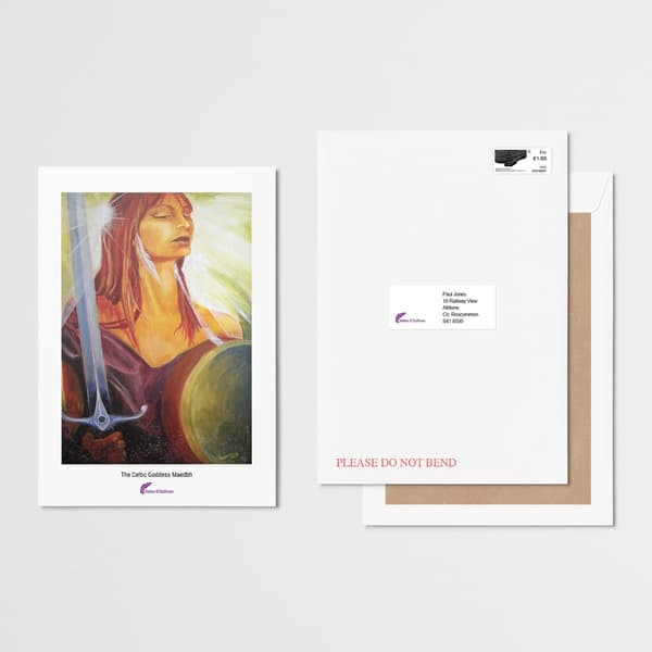 The Celtic Goddess Maedbh A4 print