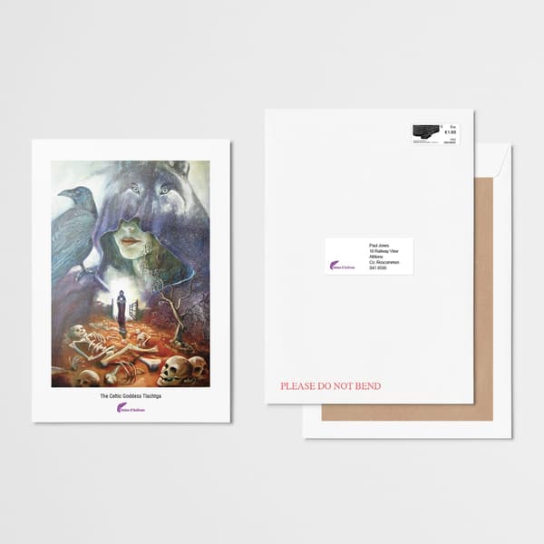 The Celtic Goddess Tlachtga A4 print